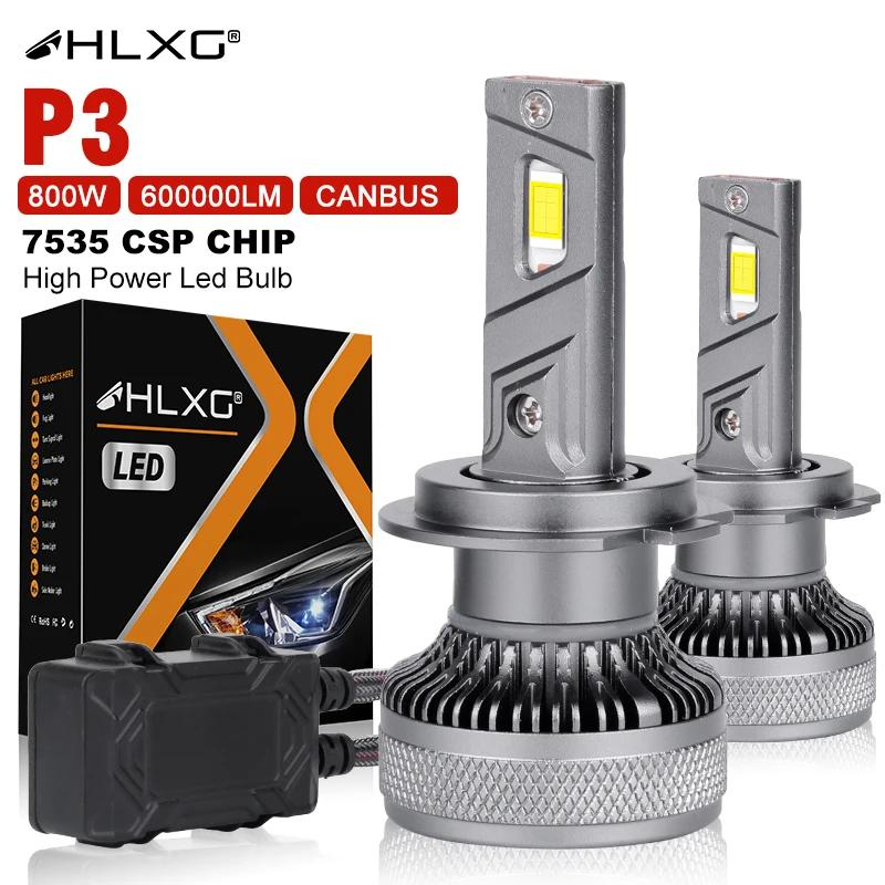  CSP Canbus LED Ʈ, ڵ , ͺ , H7, H4, H11, H1, H8, 9005, HB3, 9006, HB4, 9012, HIR2, 800W, 600000LM, 6000